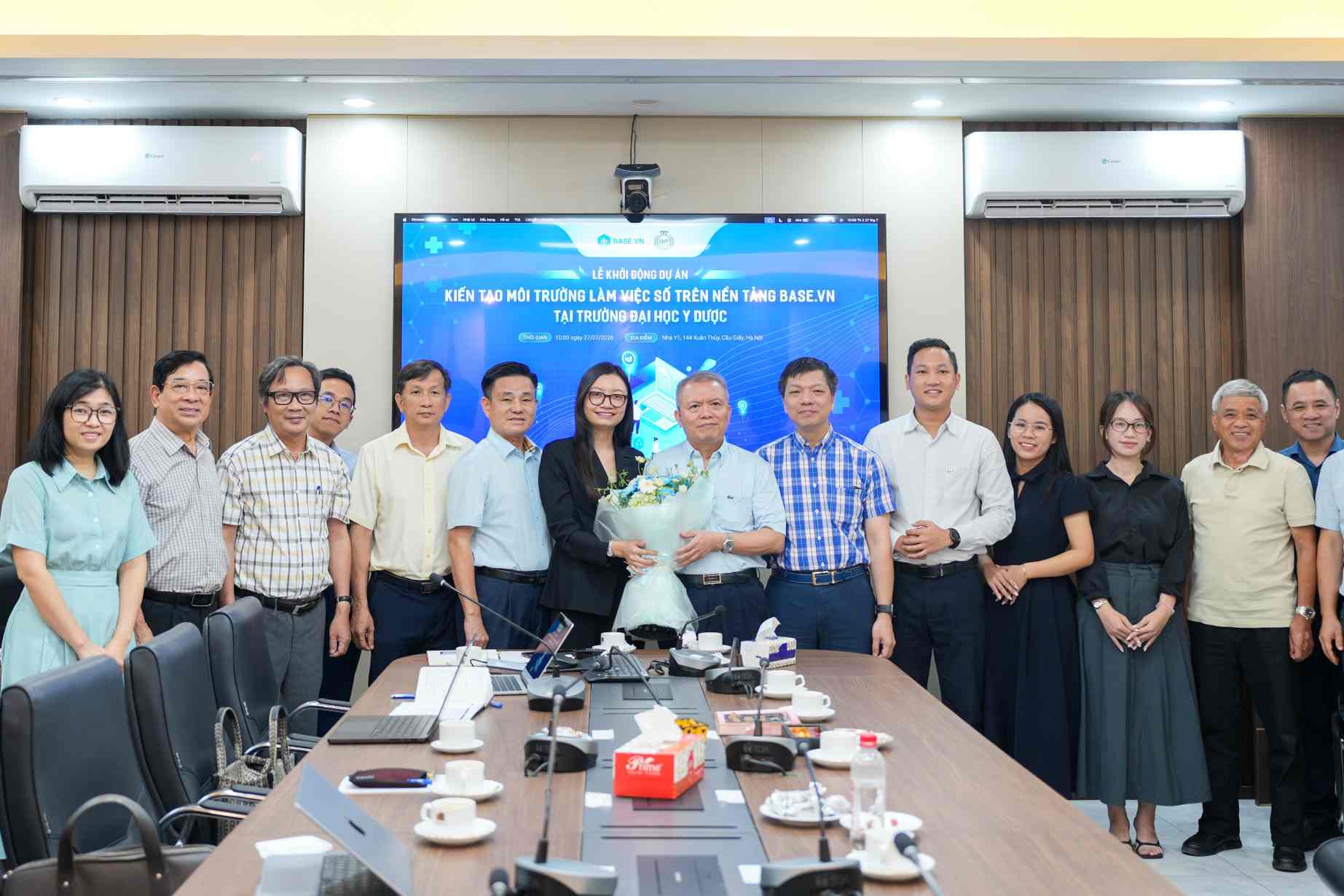 Trường Đại học Y Dược khởi động Dự án kiến tạo môi trường làm việc số trên nền tảng Base.vn